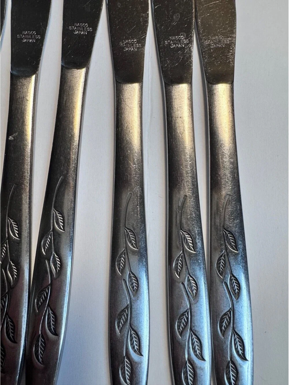 Vintage Nasco Lot of 50 Stainless Steel Flatware Haiti Design